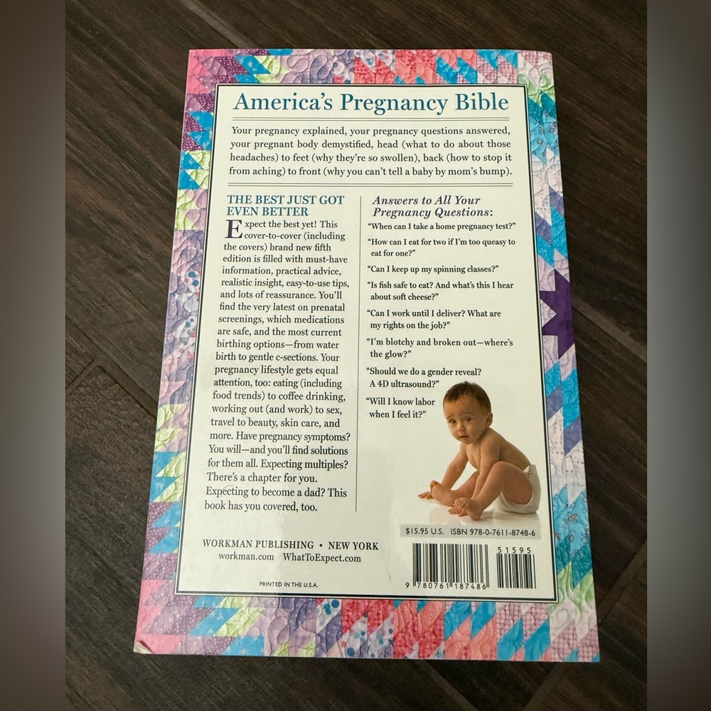 🦄3/$15 What to Expect When You're Expecting 5th Edition Book - Picture 3 of 3